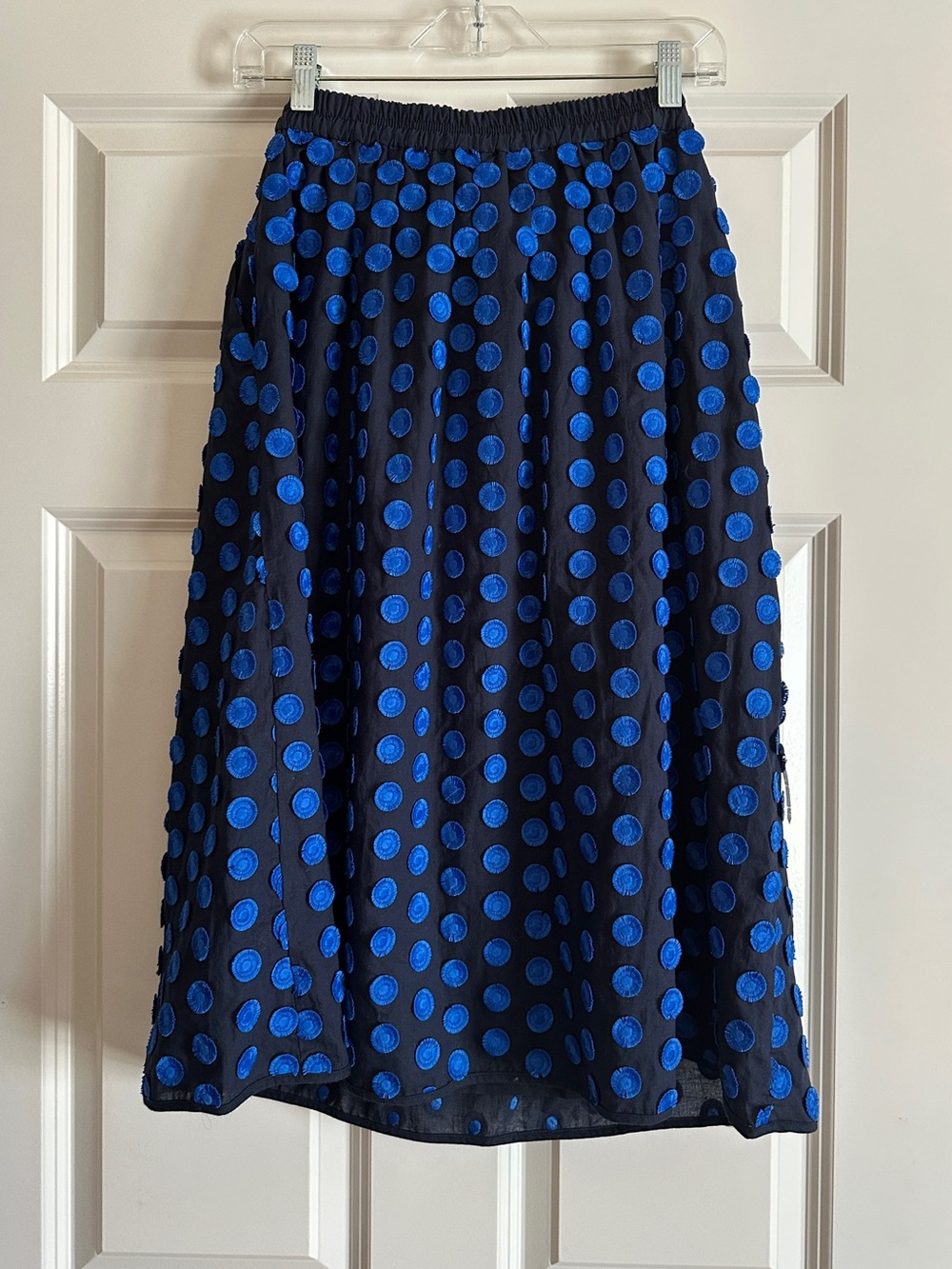 Midi skirt in fringe dot - Picture 9 of 10